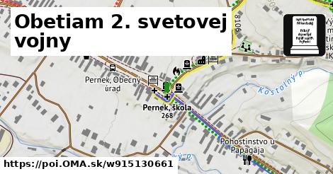 Obetiam 2. svetovej vojny