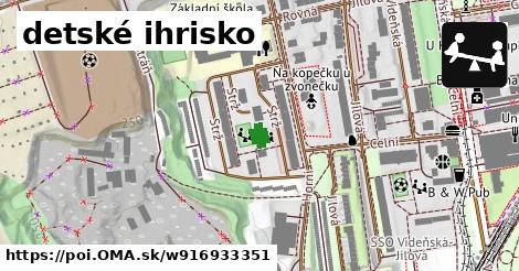 detské ihrisko