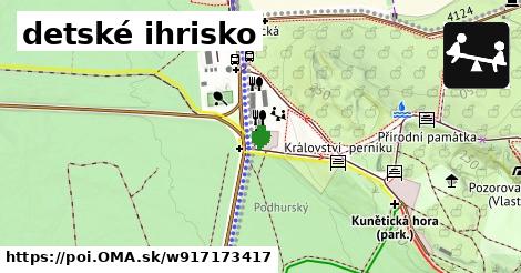 detské ihrisko