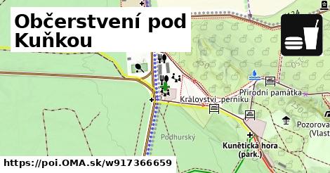 Občerstvení pod Kuňkou