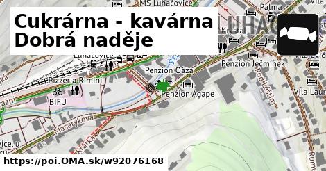 Cukrárna - kavárna Dobrá naděje