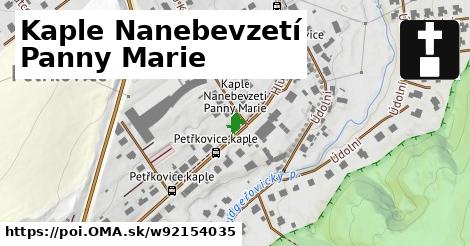 Kaple Nanebevzetí Panny Marie