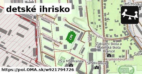 detské ihrisko