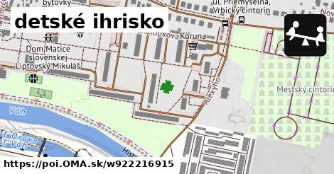 detské ihrisko