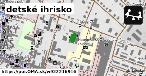 detské ihrisko