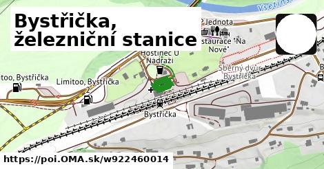 Bystřička, železniční stanice