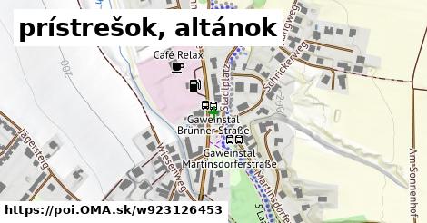 prístrešok, altánok