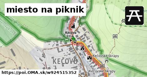 miesto na piknik