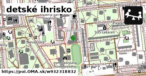 detské ihrisko