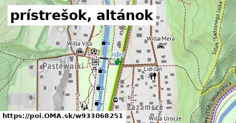 prístrešok, altánok