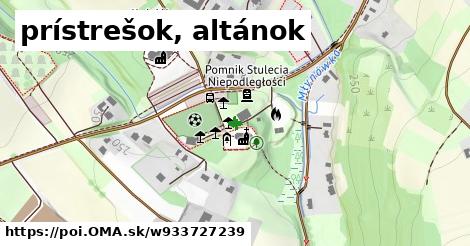 prístrešok, altánok