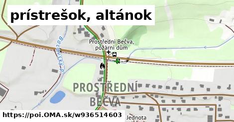 prístrešok, altánok