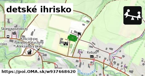 detské ihrisko