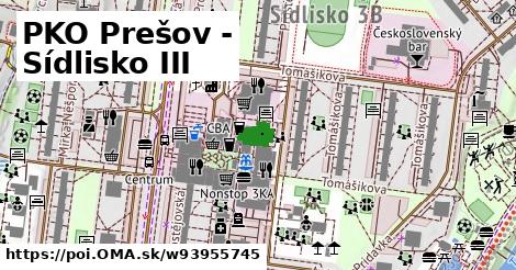 PKO Prešov - Sídlisko III