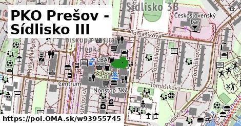 PKO Prešov - Sídlisko III