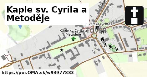 Kaple sv. Cyrila a Metoděje