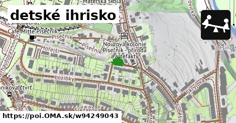 detské ihrisko