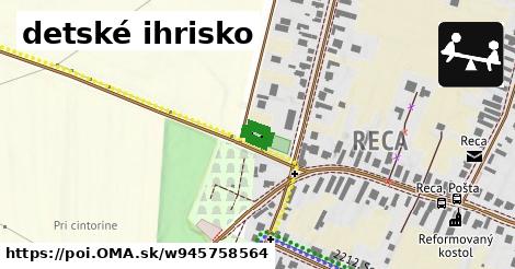 detské ihrisko