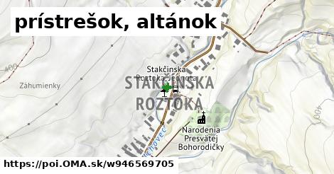 prístrešok, altánok