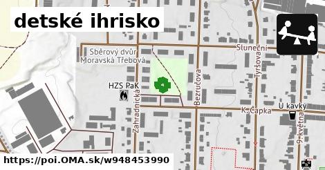 detské ihrisko