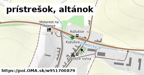 prístrešok, altánok