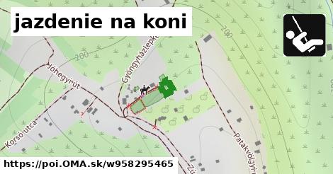 jazdenie na koni