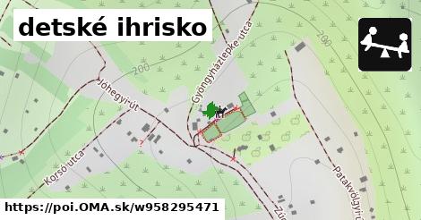 detské ihrisko