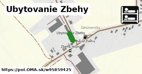 Ubytovanie Zbehy