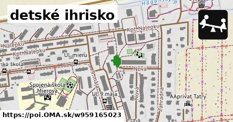 detské ihrisko