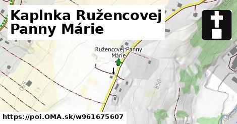 Kaplnka Ružencovej Panny Márie