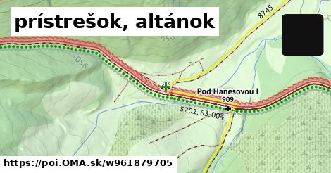 prístrešok, altánok