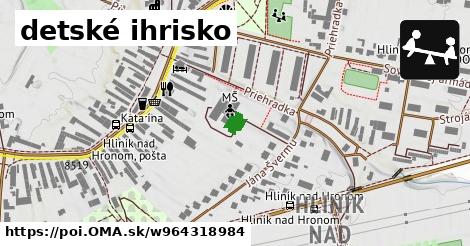 detské ihrisko