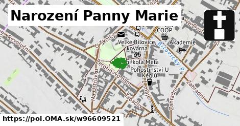 Narození Panny Marie