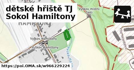 dětské hřiště TJ Sokol Hamiltony