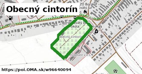 Obecný cintorín