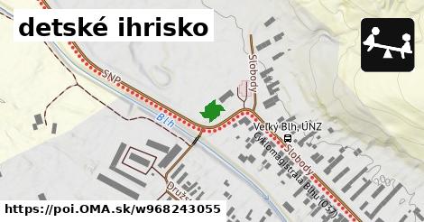 detské ihrisko