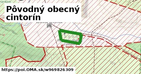 Pôvodný obecný cintorín