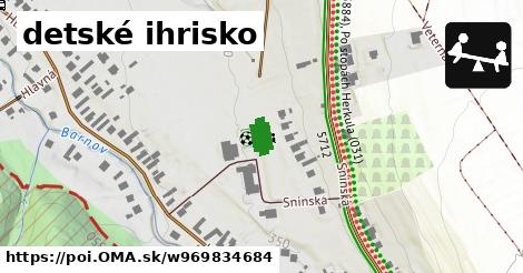 detské ihrisko