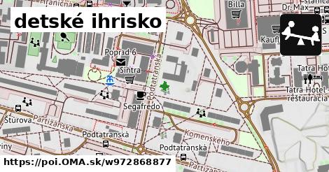 detské ihrisko