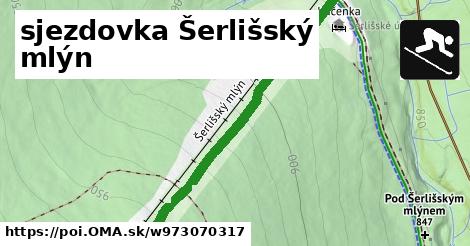 sjezdovka Šerlišský mlýn