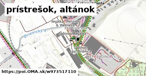 prístrešok, altánok