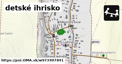 detské ihrisko