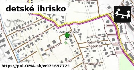 detské ihrisko