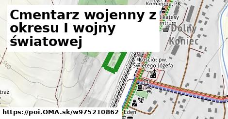 Cmentarz wojenny z okresu I wojny światowej