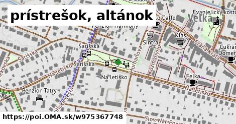 prístrešok, altánok