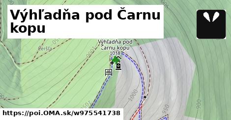 Výhľadňa pod Čarnu kopu