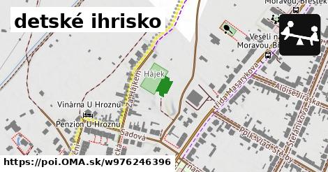 detské ihrisko