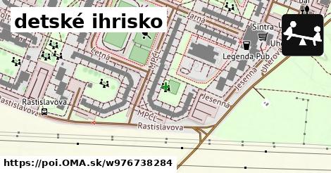 detské ihrisko