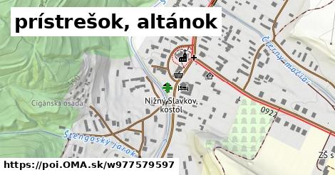 prístrešok, altánok