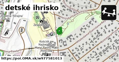 detské ihrisko